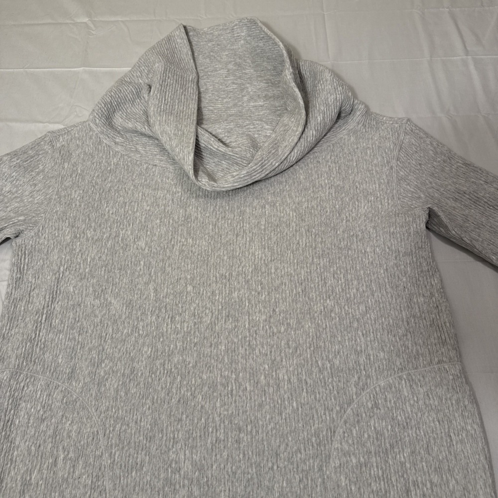 SWEATER DRESS Lululemon Along The Way WOMEN Large LIGHT GRAY